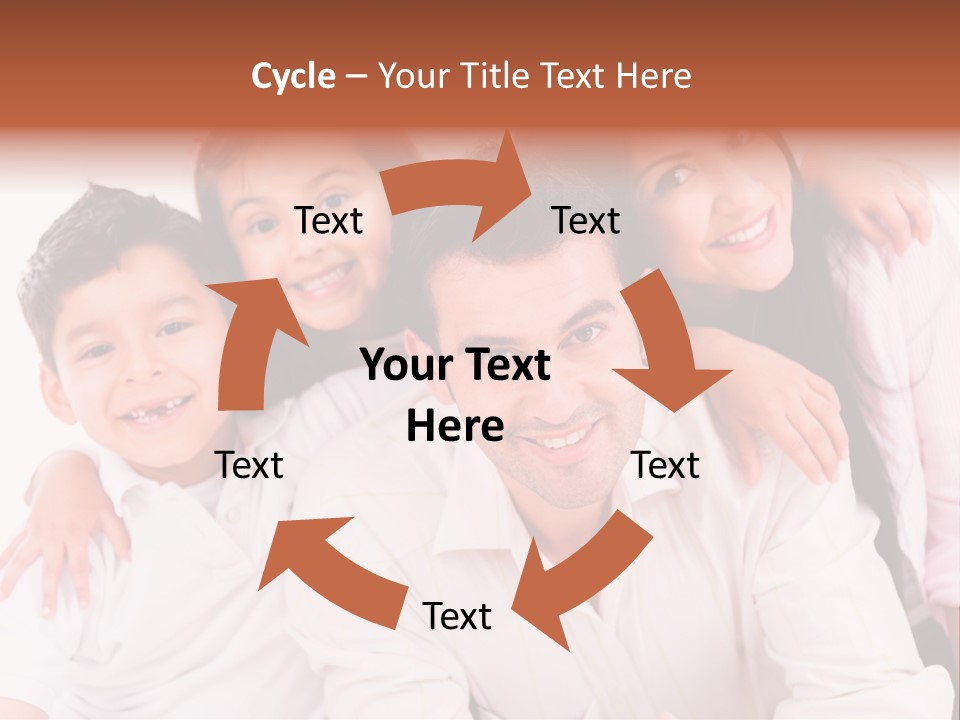 Smile Background Female PowerPoint Template