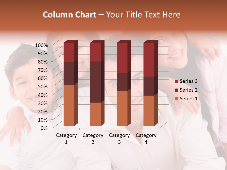 Smile Background Female PowerPoint Template