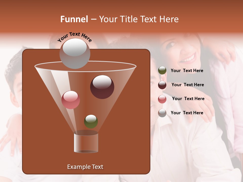 Smile Background Female PowerPoint Template