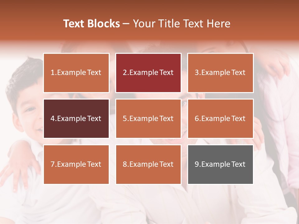 Smile Background Female PowerPoint Template