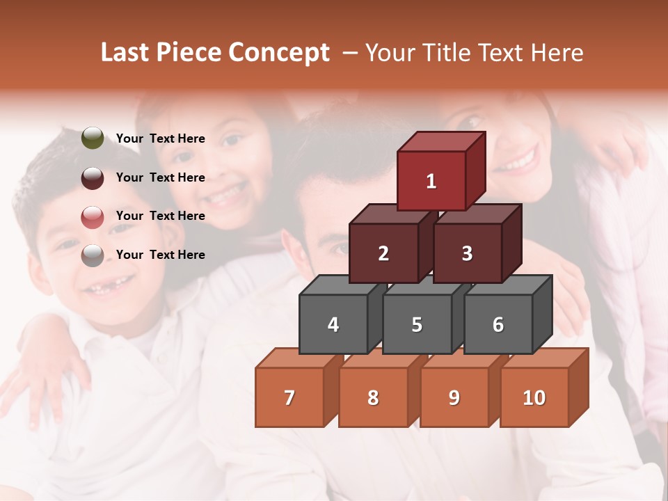 Smile Background Female PowerPoint Template