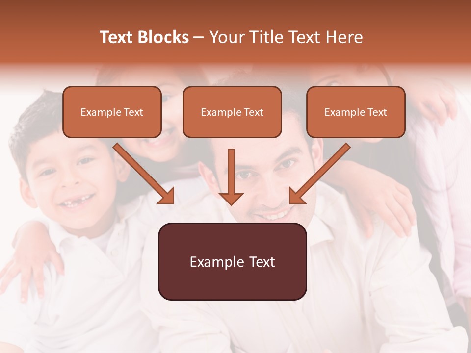 Smile Background Female PowerPoint Template
