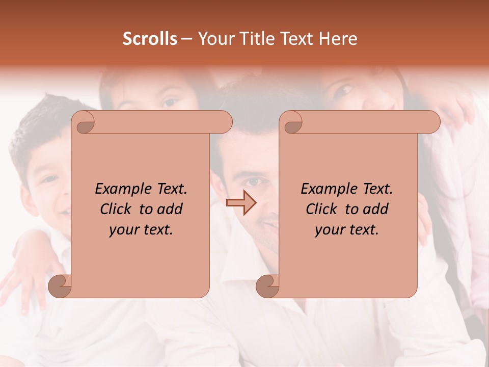 Smile Background Female PowerPoint Template