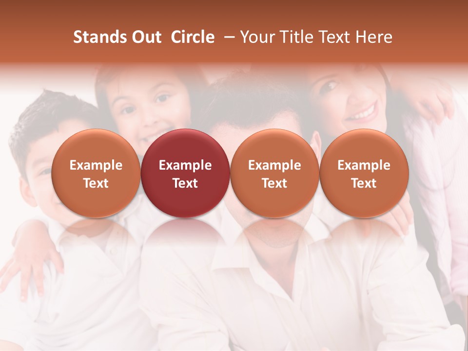 Smile Background Female PowerPoint Template