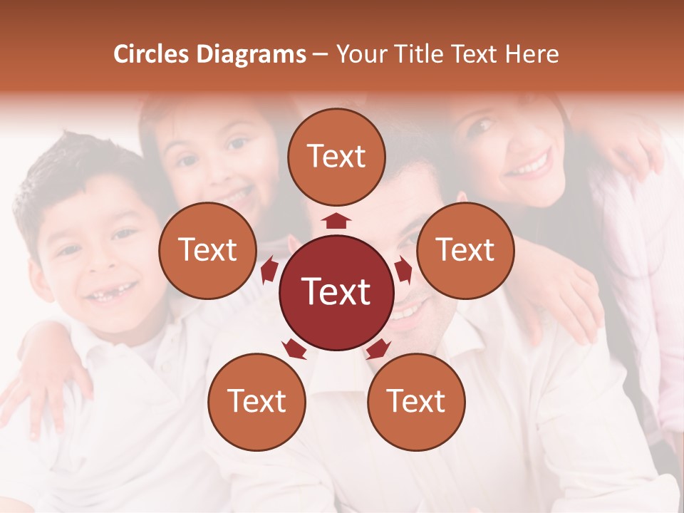 Smile Background Female PowerPoint Template