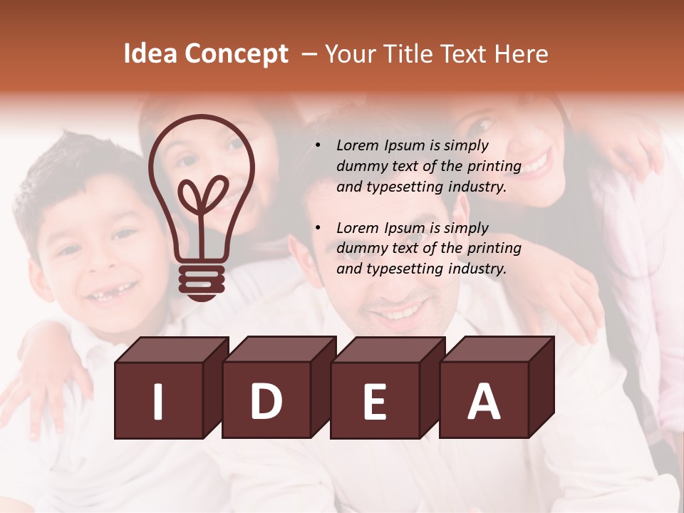 Smile Background Female PowerPoint Template