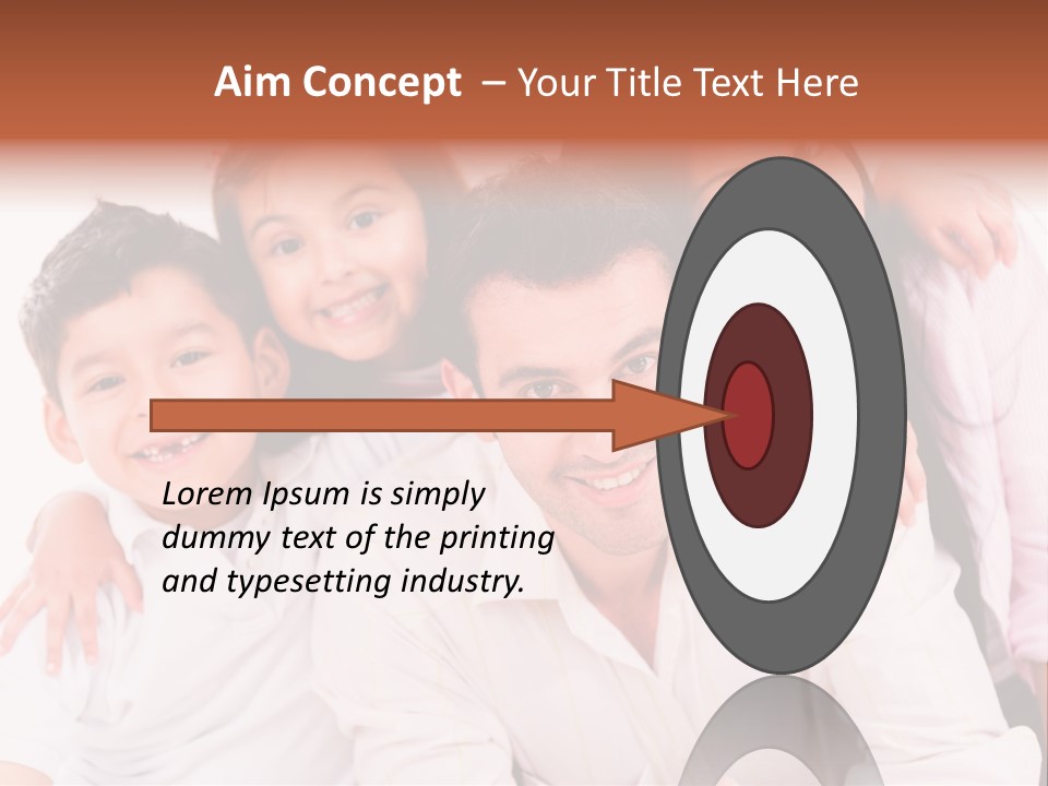 Smile Background Female PowerPoint Template