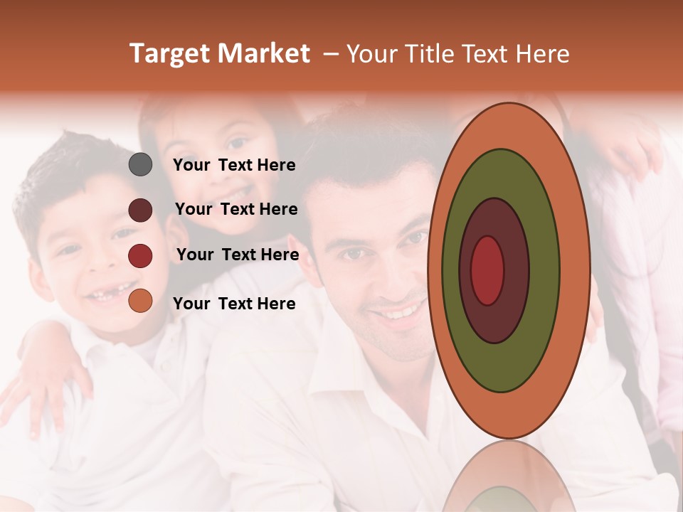 Smile Background Female PowerPoint Template