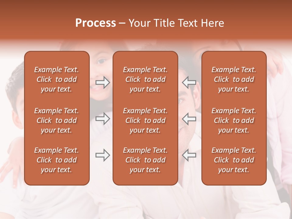 Smile Background Female PowerPoint Template
