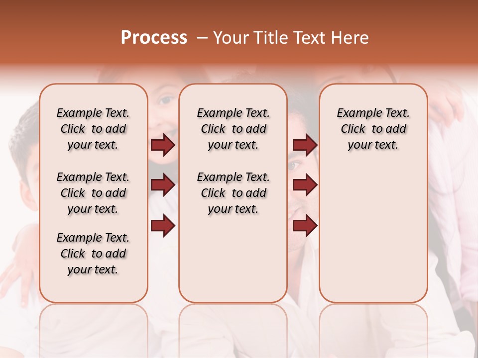 Smile Background Female PowerPoint Template