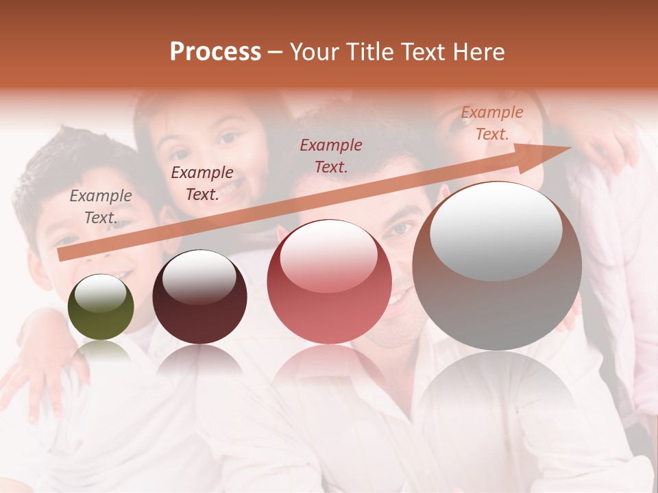Smile Background Female PowerPoint Template