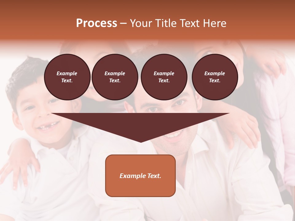 Smile Background Female PowerPoint Template