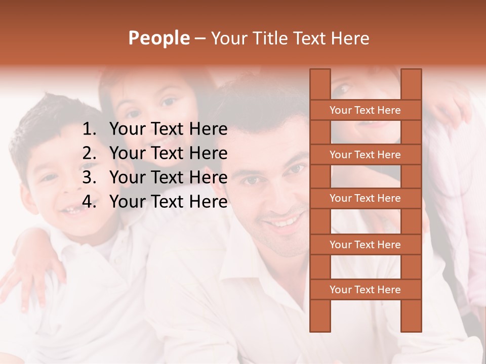 Smile Background Female PowerPoint Template