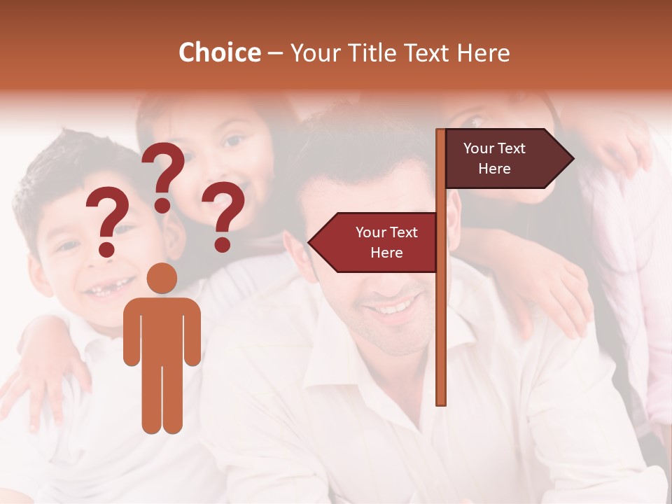 Smile Background Female PowerPoint Template