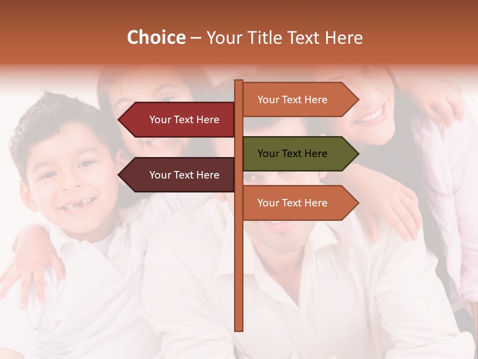 Smile Background Female PowerPoint Template