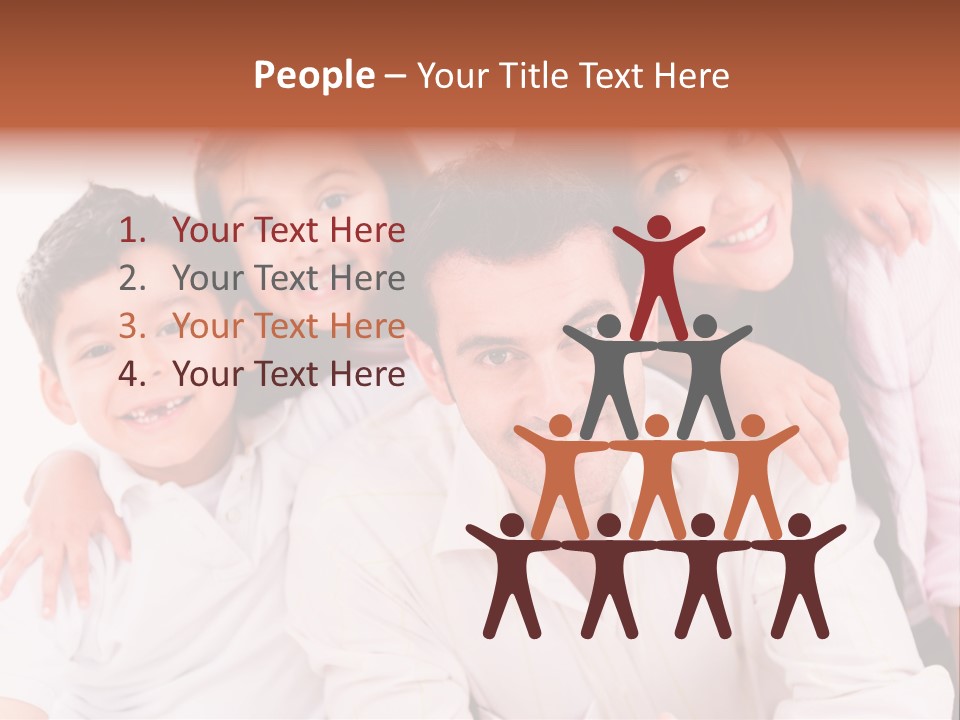 Smile Background Female PowerPoint Template