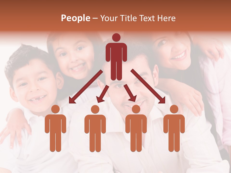 Smile Background Female PowerPoint Template