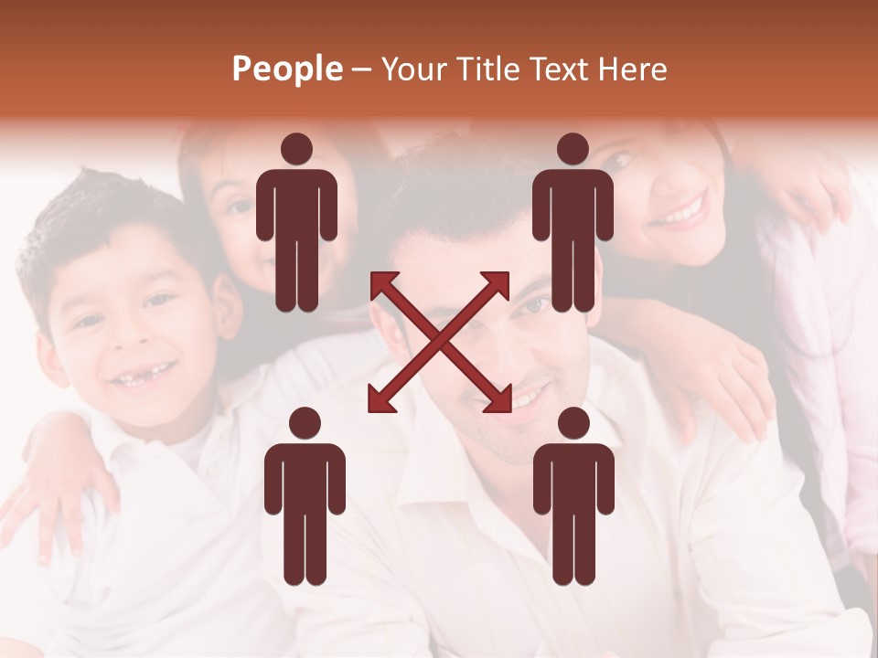 Smile Background Female PowerPoint Template