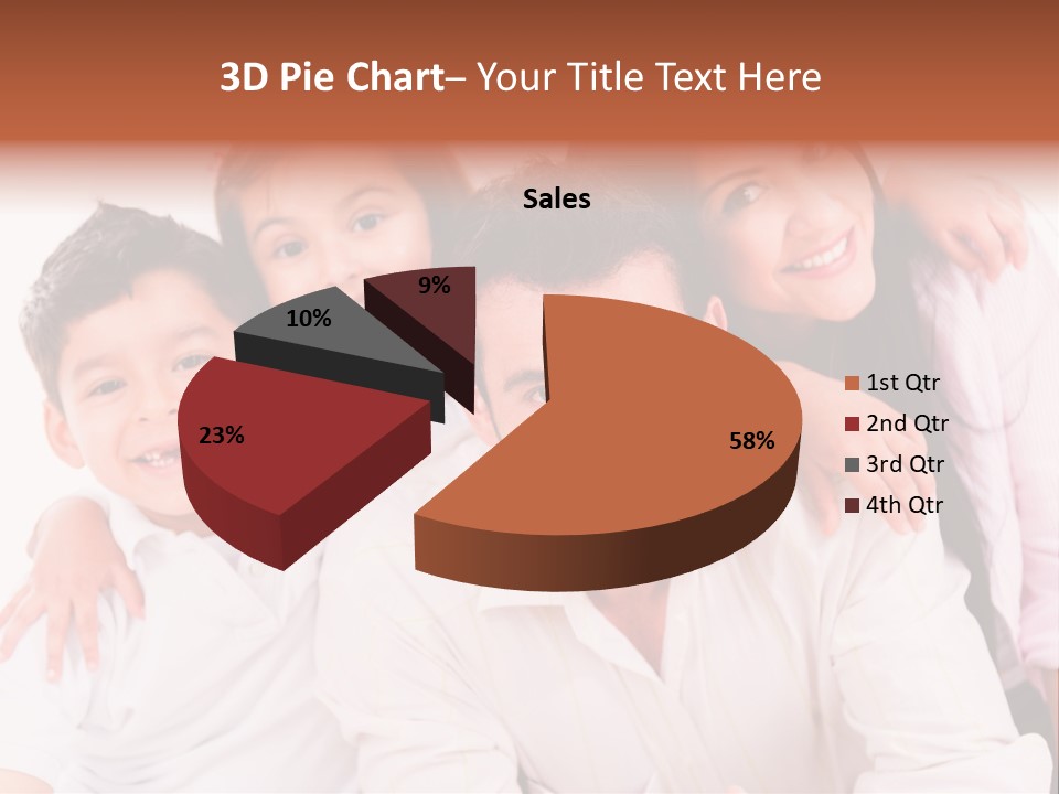 Smile Background Female PowerPoint Template