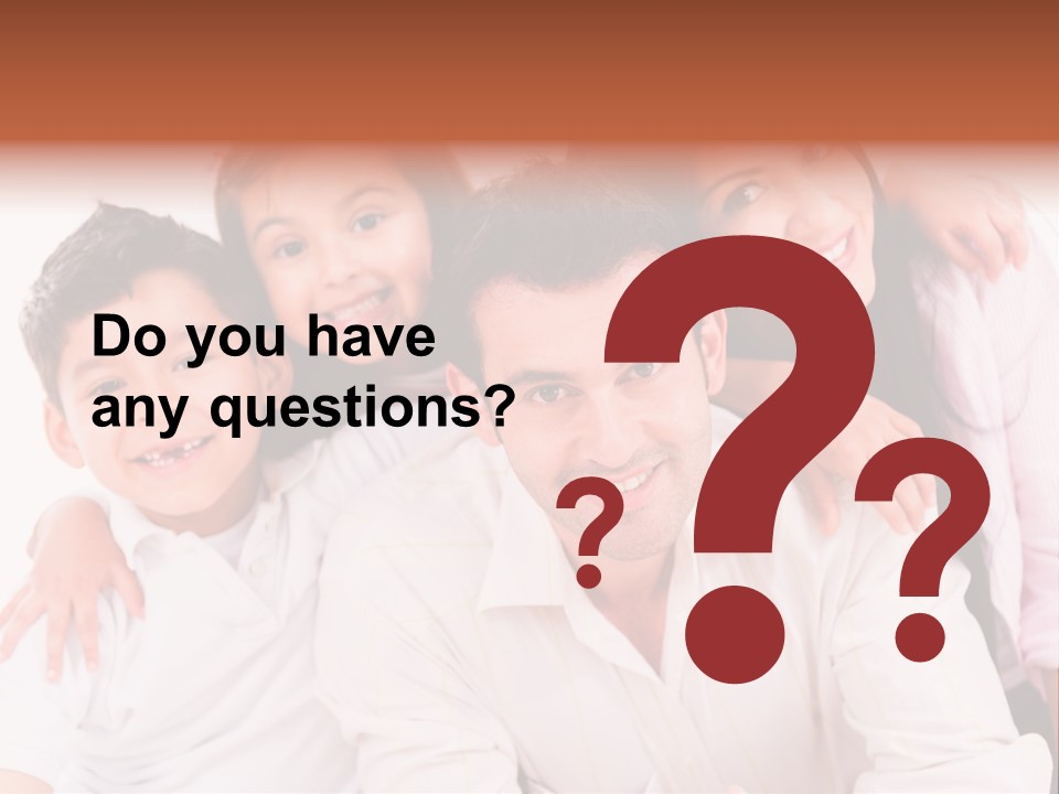 Smile Background Female PowerPoint Template