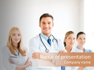 Smiling Clinic Clinical PowerPoint Template