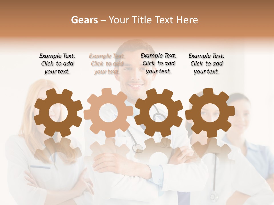 Smiling Clinic Clinical PowerPoint Template