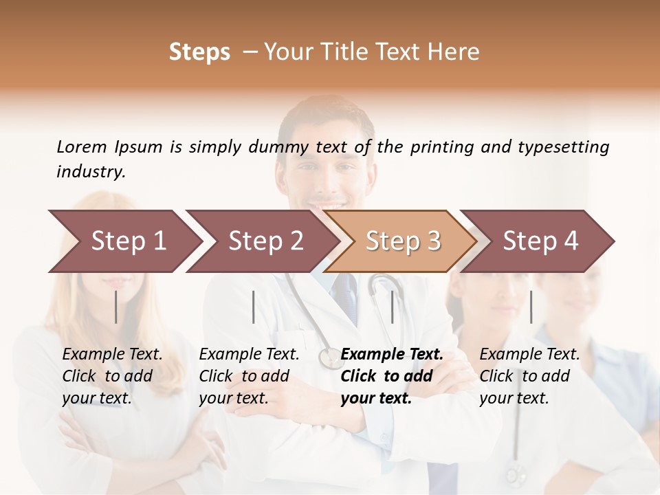 Smiling Clinic Clinical PowerPoint Template
