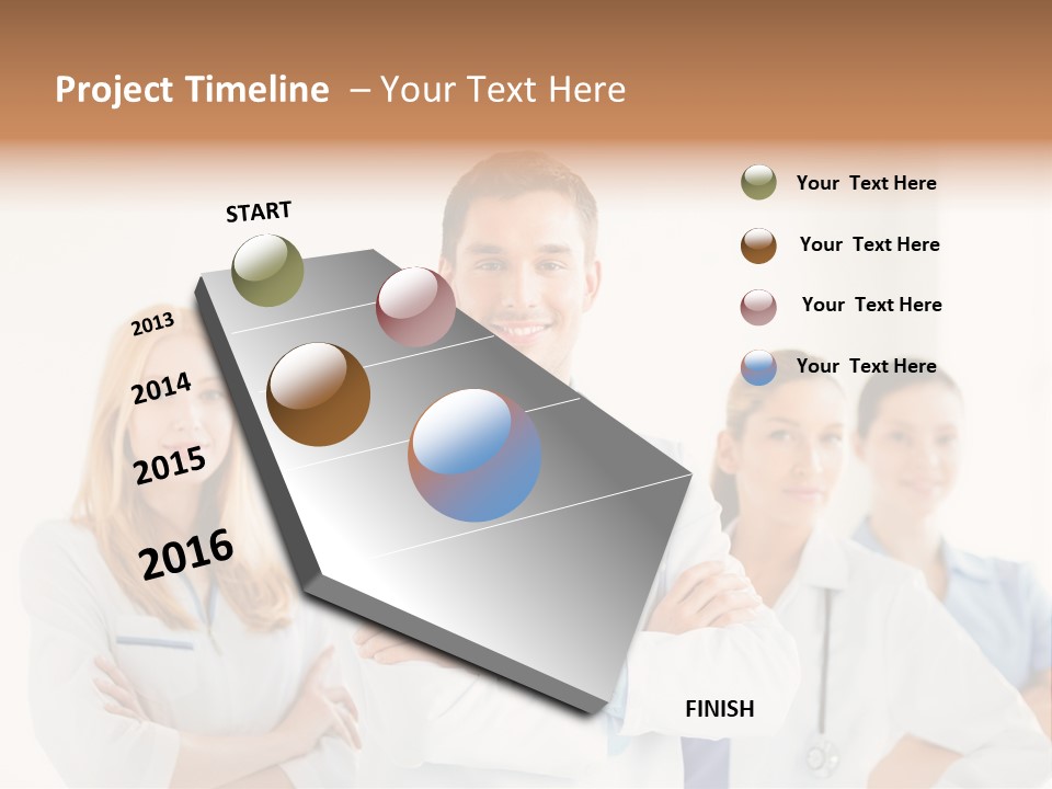 Smiling Clinic Clinical PowerPoint Template