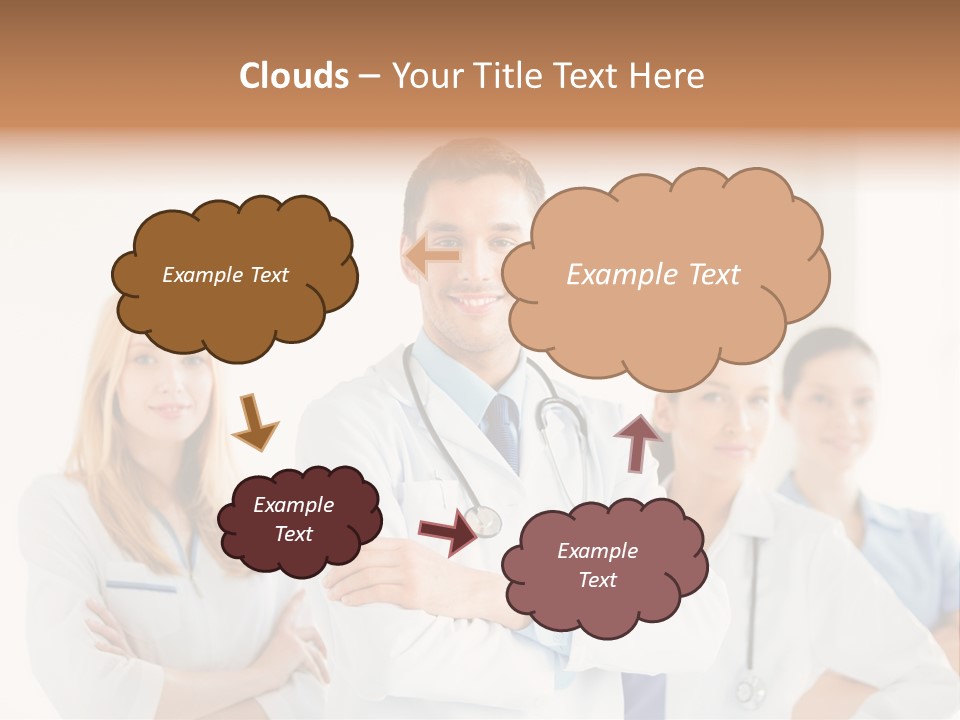 Smiling Clinic Clinical PowerPoint Template