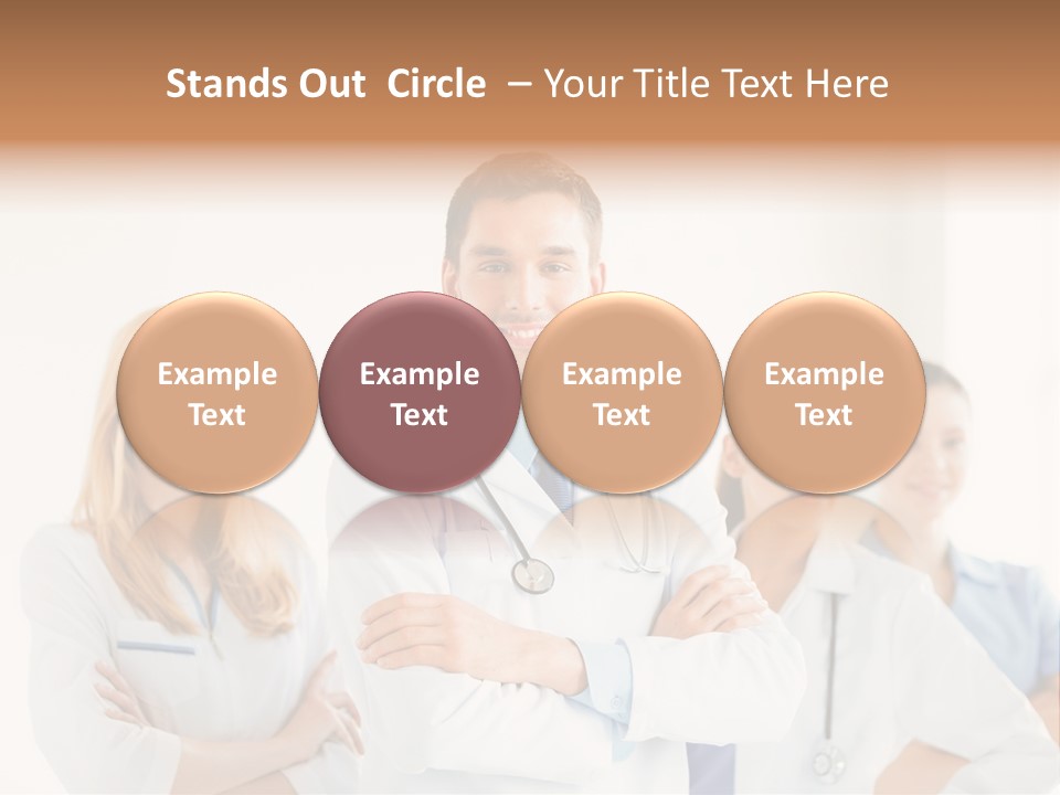 Smiling Clinic Clinical PowerPoint Template