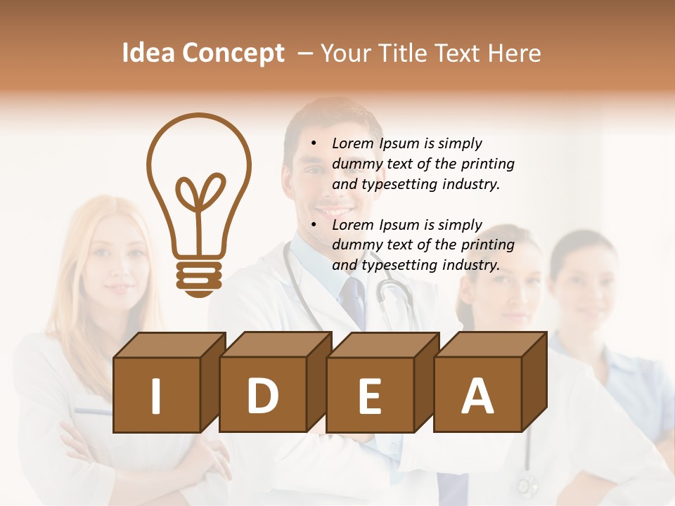 Smiling Clinic Clinical PowerPoint Template