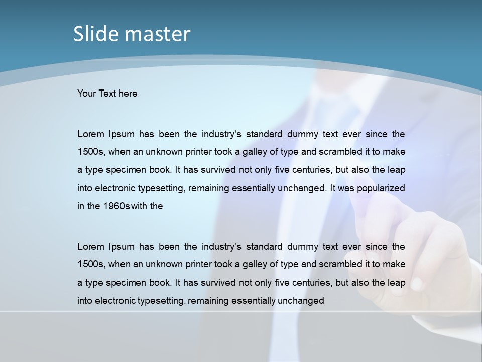 Digital Technology Touch PowerPoint Template