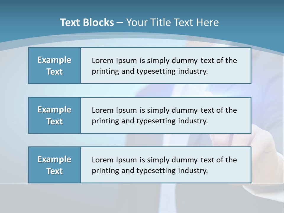 Digital Technology Touch PowerPoint Template