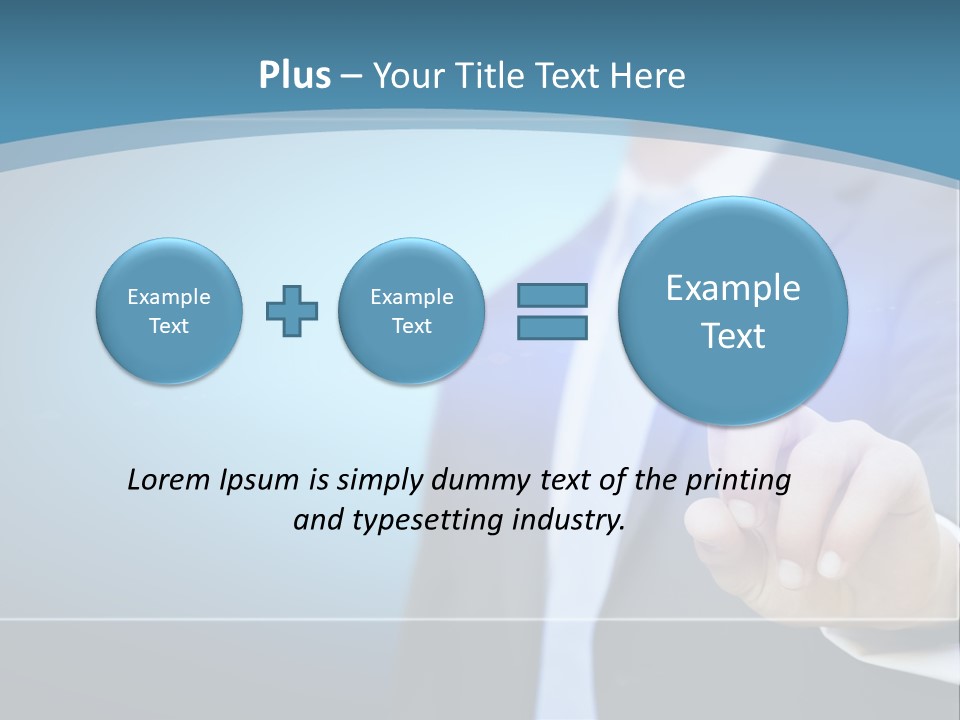 Digital Technology Touch PowerPoint Template