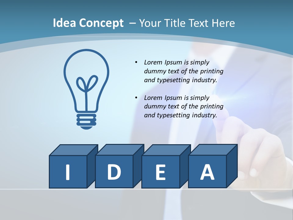 Digital Technology Touch PowerPoint Template