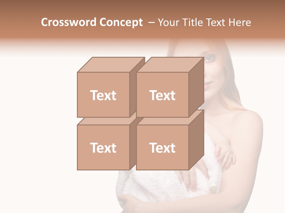 Baby Son Kissing PowerPoint Template