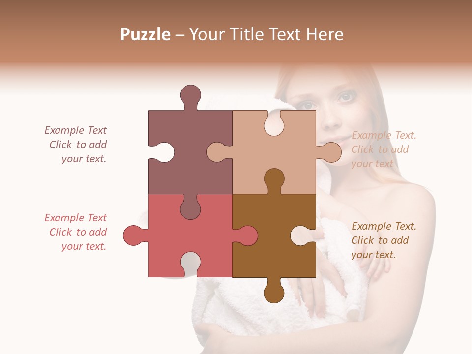 Baby Son Kissing PowerPoint Template