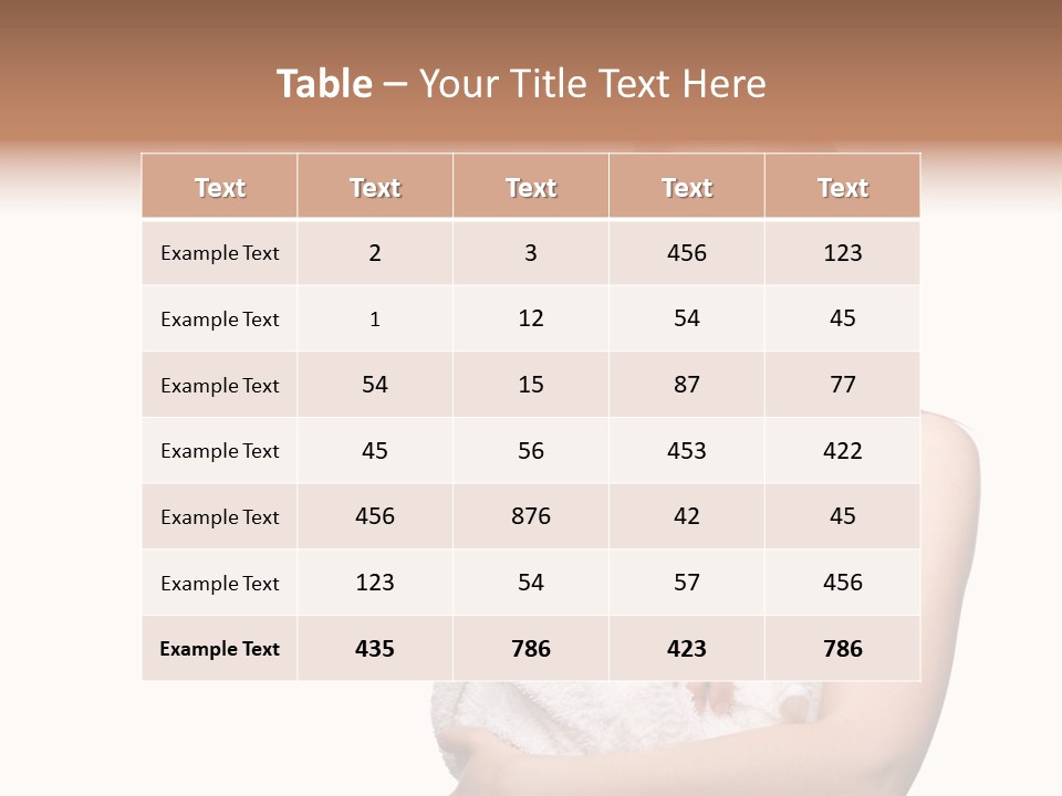 Baby Son Kissing PowerPoint Template