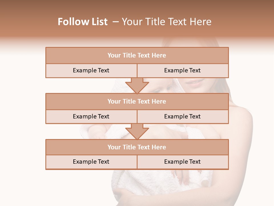 Baby Son Kissing PowerPoint Template