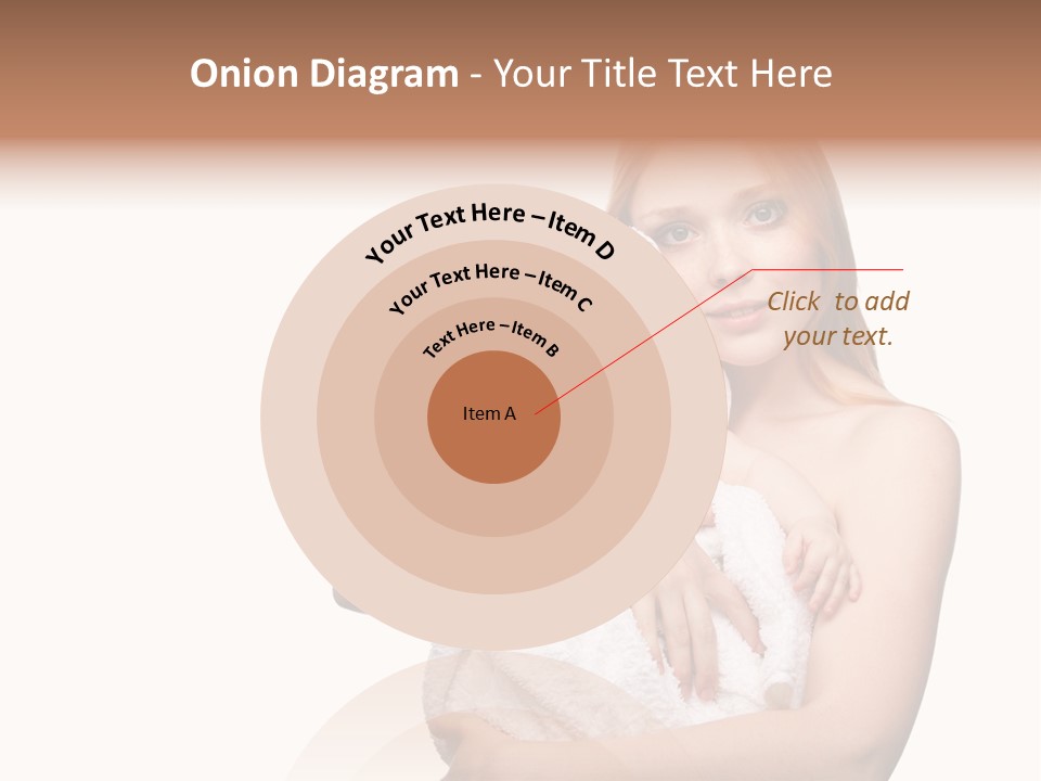 Baby Son Kissing PowerPoint Template