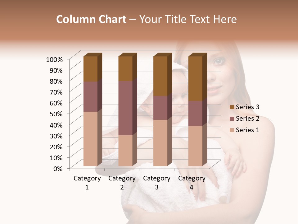 Baby Son Kissing PowerPoint Template