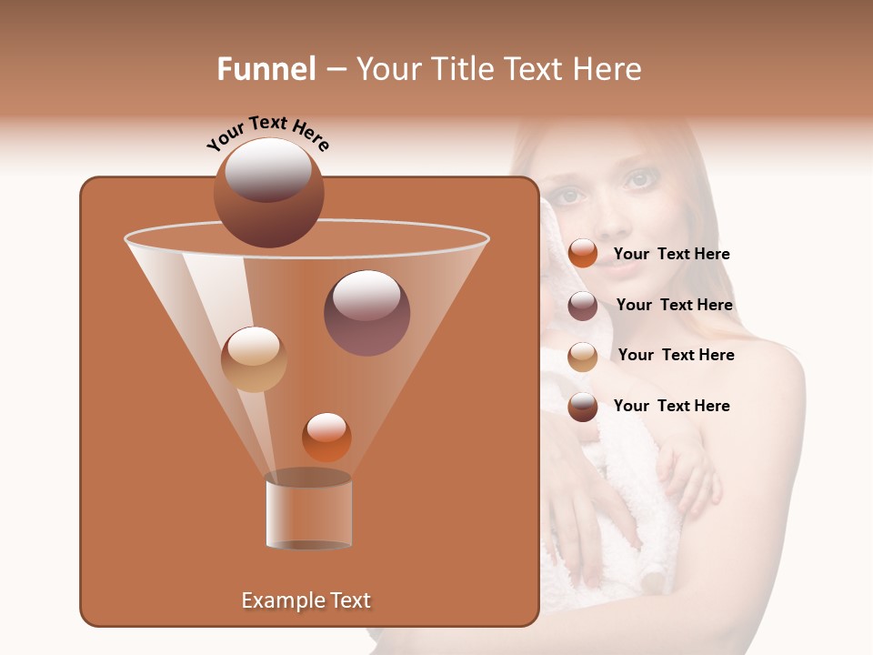 Baby Son Kissing PowerPoint Template