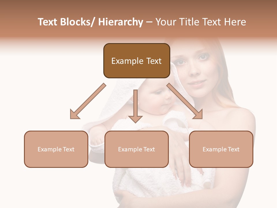 Baby Son Kissing PowerPoint Template