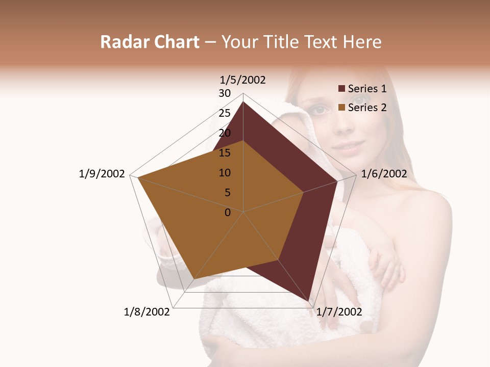 Baby Son Kissing PowerPoint Template