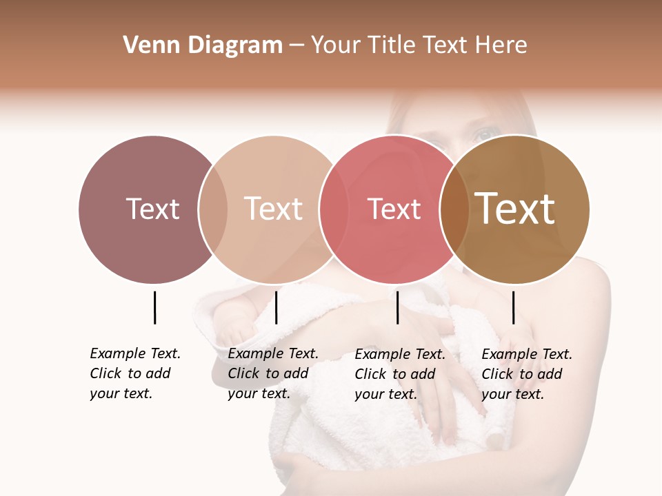 Baby Son Kissing PowerPoint Template
