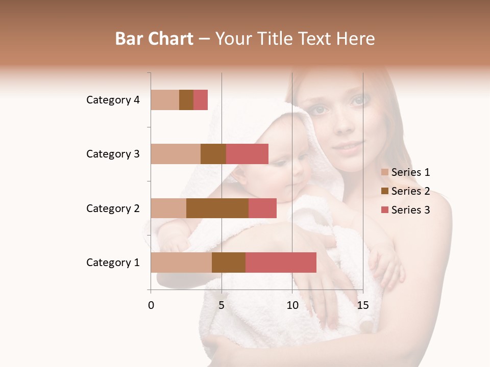 Baby Son Kissing PowerPoint Template