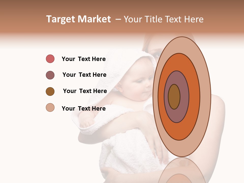 Baby Son Kissing PowerPoint Template