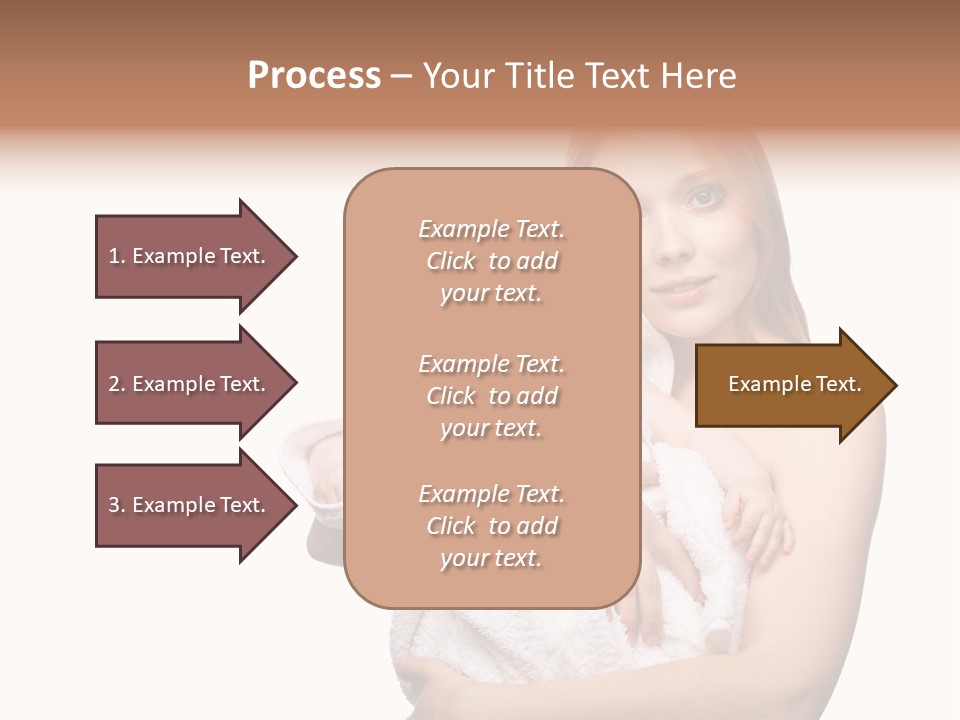 Baby Son Kissing PowerPoint Template