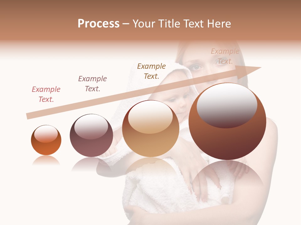 Baby Son Kissing PowerPoint Template