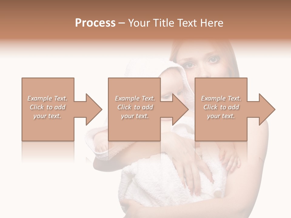 Baby Son Kissing PowerPoint Template